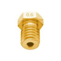 V6 Nozzle brass - 0.6 mm - suitable for e.g. V5/V6 heat block