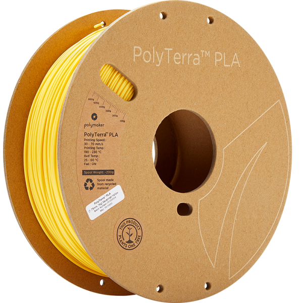 Polymaker | PolyTerra™ PLA - Savannah Yellow (1.75mm/1kg)