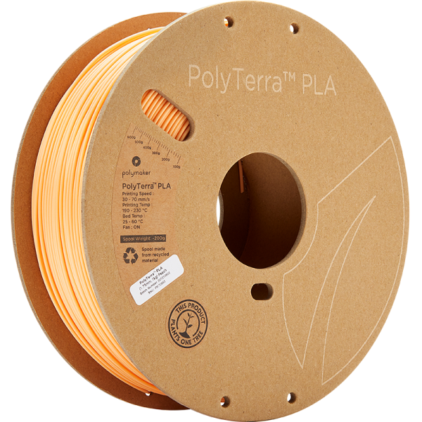 Polymaker | PolyTerra™ PLA - Peach (1.75mm/1kg)