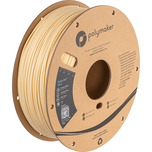 PolyLite™ PLA - Cream (1.75mm/1kg)